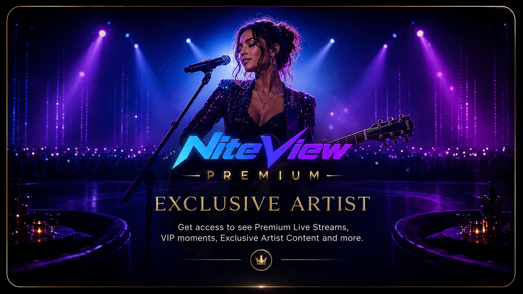 Premium artist video placeholder